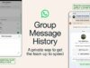 O recurso mais recente do WhatsApp torna mais fácil para você atualizar novos membros do bate-papo em grupo