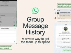 O recurso mais recente do WhatsApp torna mais fácil para você atualizar novos membros do bate-papo em grupo