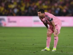 🚨 QUEBRANDO: Inter Miami gagueja com dez jogadores no empate contra o Barcelona SC