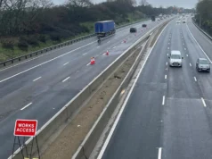 O trabalho continua na M1 para corrigir problema de drenagem