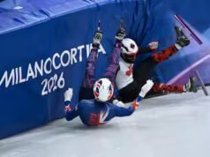 Patinage de vitesse sur courte piste, 1000 metros: Dandjinou et Roussel nos quartos de final, Dubois dans les coussins