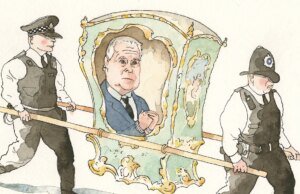 Príncipe Andrew cavalga novamente