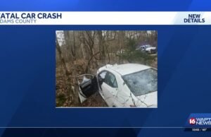 Deputados do condado de Adams investigam incidente fatal com um único veículo