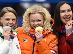 Medalha de bronze a 500 metros: «Je n’aurais jamais réussi sans Marc» – Courtney Sarault