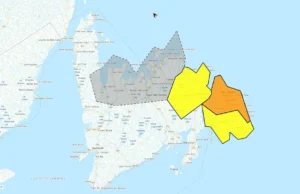 Grande tempestade de inverno deverá cobrir a maior parte do leste da Terra Nova