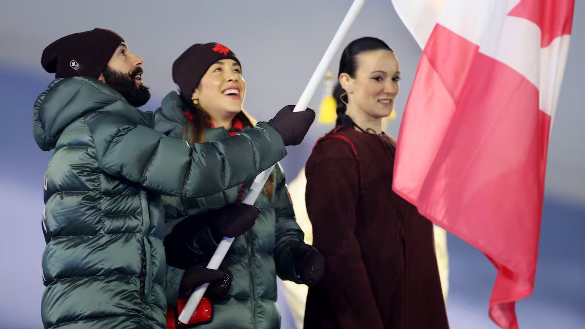Steven Dubois e Valérie Maltais começaram a usar o drapeau