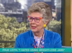 Prue Leith diz que a injeção para perder peso foi um ‘desperdício de dinheiro’ para ela