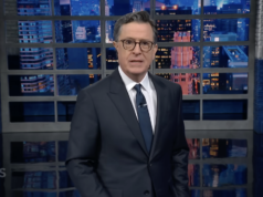 Stephen Colbert zomba facilmente da foto da prisão de Andrew Mountbatten-Windsors