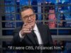 Stephen Colbert critica Trump por causa das baixas classificações do Estado da União