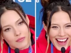 Eileen Gu apenas aplaudiu este repórter da melhor maneira depois que ele perguntou se suas medalhas de prata eram "Medalhas perdidas"