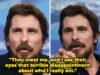Christian Bale explicou por que ele é um "Desapontamento" Pessoalmente, e os fãs estão ligando para ele "Verdadeiro pra caralho"