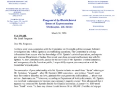 Legislador dos EUA faz apelo direto a Sarah Ferguson para testemunhar sobre ‘laços estreitos com Epstein’
