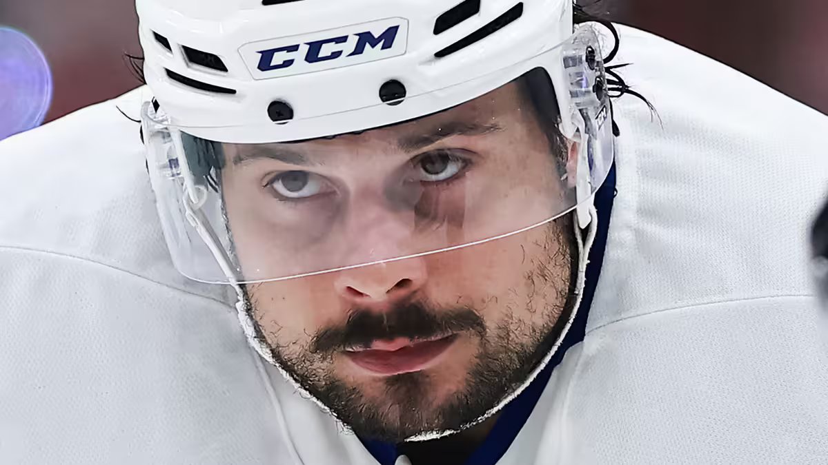 Auston Matthews não está em seu filho