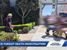 Homem morre após pular do pátio de Cannery Row enquanto fugia da cena do ataque, disse a polícia