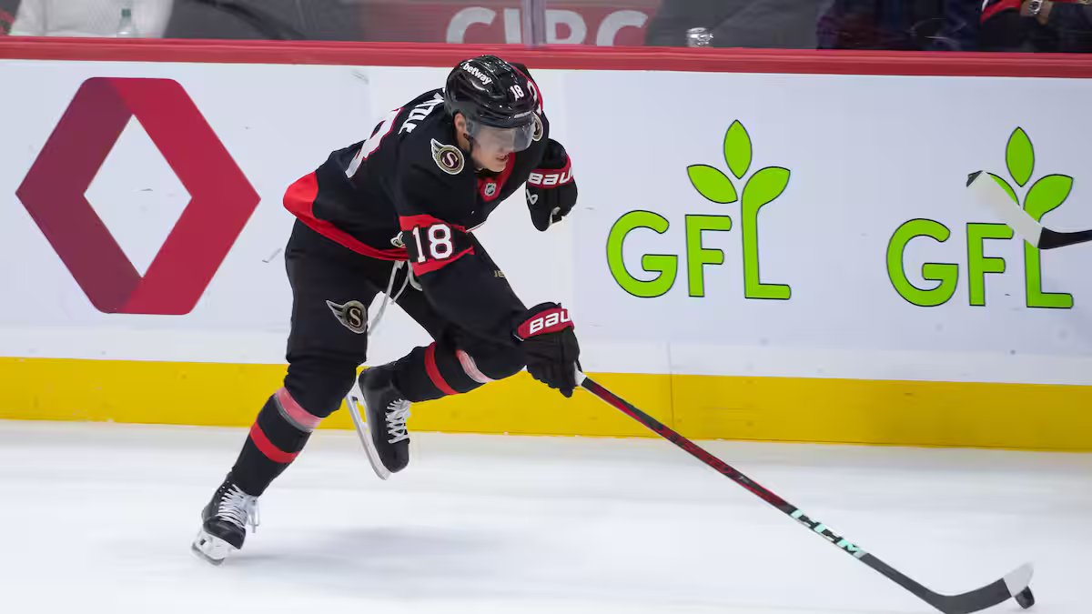 Stützle e os Sénateurs afrontaram Connor Bedard na Alemanha