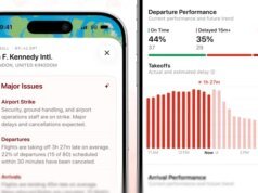 A nova atualização do Flighty oferece alertas em tempo real sobre distúrbios no aeroporto