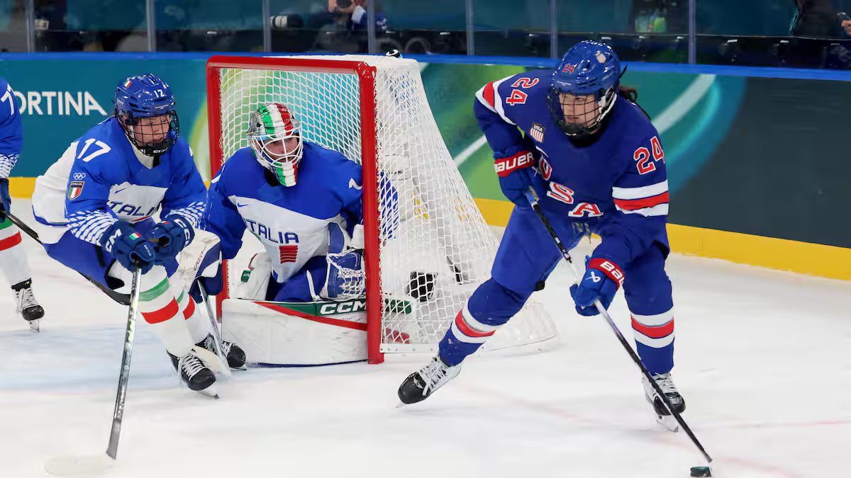 Hilary Knight ganhou o ouro em um jambe