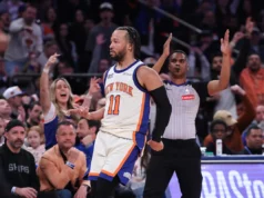 Os Knicks encerram a sequência de 11 vitórias consecutivas do Spurs com uma onda inicial que leva à vitória decisiva por 114-89
