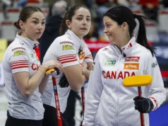 Einarson, do Canadá, melhora para 8-1 e se aproxima dos playoffs do campeonato mundial de curling