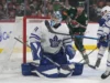Groulx marca duas vezes enquanto Maple Leafs segura e vence o Wild por 4-2