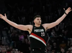 Trail Blazers venceu o Jazz por 124-114 para se aproximar dos Warriors em 9º lugar no Oeste