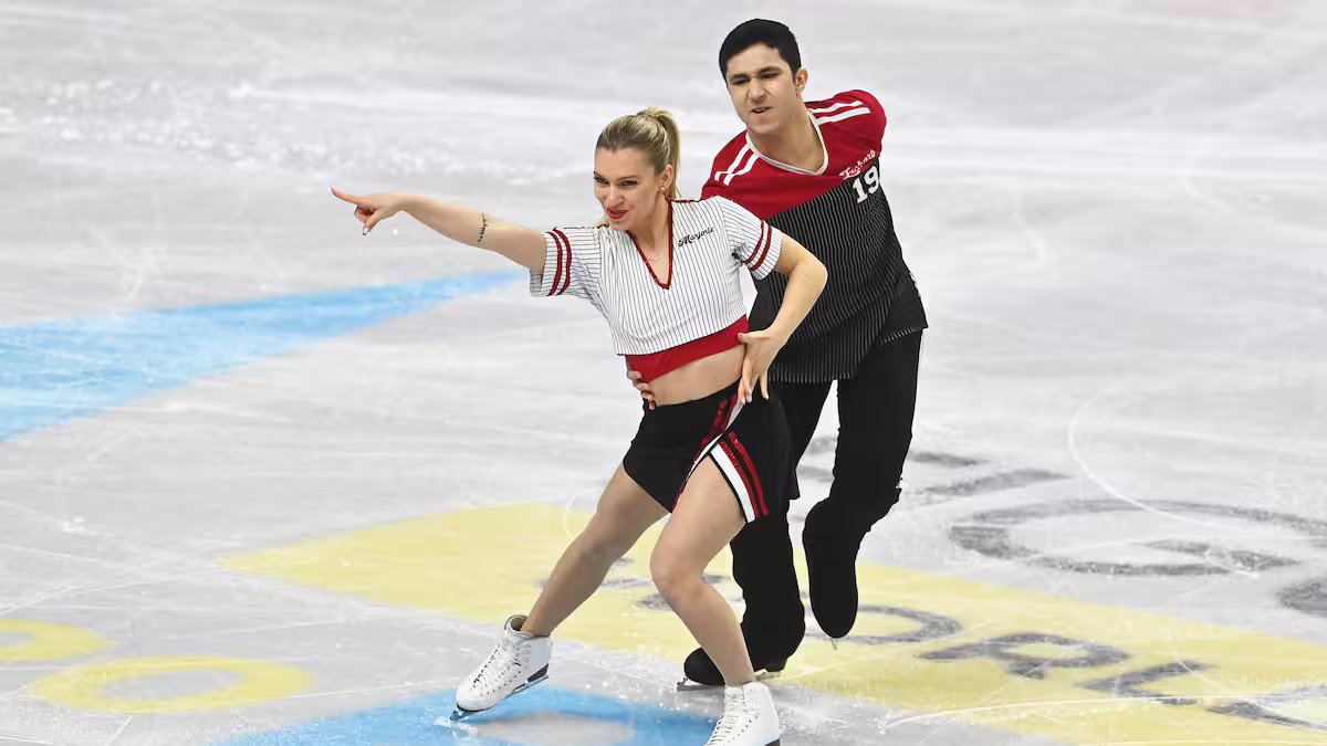 Marjorie Lajoie e Zachary Lagha assinam sua melhor performance na temporada de dança rítmica