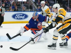 Os pinguins atacam os Islanders para vencer um grande jogo na corrida dos playoffs do Leste