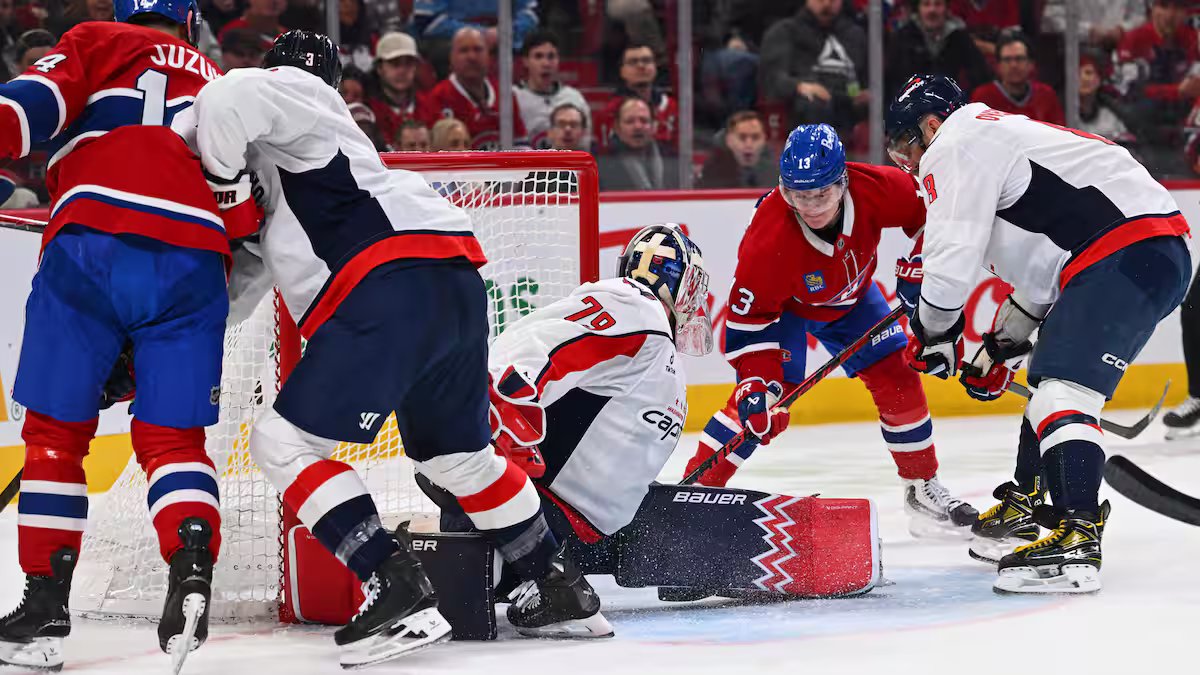 Cole Caufield realizou uma dupla contra as capitais: «J’en voulais deux autres»