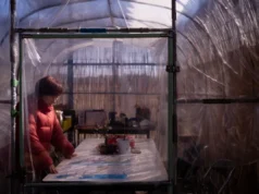 15 anos após o colapso de Fukushima, uma estalajadeira faz pesquisas de radiação para revitalizar sua cidade natal