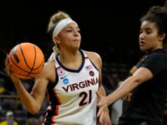 Johnson acerta três pontos e Virginia vence o Arizona State por 57 a 55 no First Four feminino