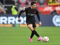 Kasper Hjulmand fala sobre por que o Bayer Leverkusen parece não conseguir vencer partidas, elogia Montrell Culbreath (18) em grande profundidade