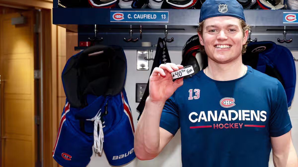 «On a une saison à terminer»: as séries avant le chiffre magice de 50 buts para Cole Caufield