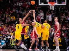 Lendeborg faz o desempate por 3, com o 3º lugar do Michigan superando o 23º lugar do Wisconsin por 68-65 nas semifinais do Big Ten