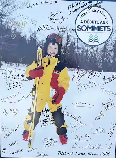 A hora do retorno a sonné: Mikaël Kingsbury termina em Saint-Sauveur, là où tout a commencé