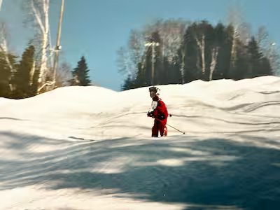 Mikaël Kingsbury: uma celebração para um final de competição