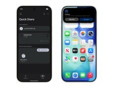 Vejo o suporte AirDrop do Galaxy S26 como um progresso, mas não acho que mude muito