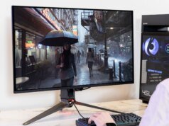 O enorme monitor de jogos OLED Swift da Asus ROG resume o excesso da melhor maneira