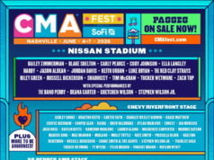 CMA Fest anuncia mais de 100 artistas para palcos diurnos, incluindo Stephen Wilson Jr., Tucker Wetmore, a Guerra e o Tratado, Melissa Etheridge