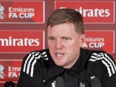Eddie Howe dispara alerta ao Arsenal com reivindicação do Man City após eliminação da FA Cup