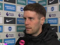 Fabian Hurzeler critica estrela do Arsenal por ‘perda de tempo’ após derrota do Brighton