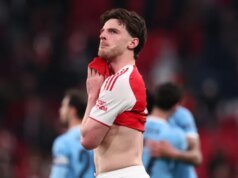 Arsenal alertou que a meta de transferência de £ 100 milhões pode ser muito semelhante a Declan Rice