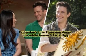 "Bridgerton" Luke Thompson acaba de compartilhar o ovo de Páscoa mais fofo