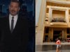 Jimmy Kimmel sobre como o Oscar é realizado em um shopping: ‘Na noite passada, Barbra Streisand estava tão perto de uma loja de temas populares’