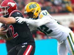 O ex-jogador do CFL Marloshawn Franklin Jr. assina com o Vienna Vikings