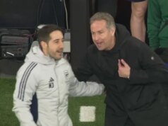 O técnico do Bayer Leverkusen revela o que disse a Nicolas Jover enquanto Mikel Arteta se enfurece com os jogadores do Arsenal