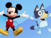 Mickey Mouse e Bluey estão oficialmente se cruzando e não estou emocionalmente preparado