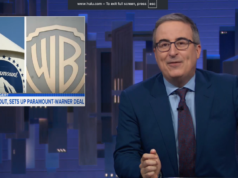 John Oliver diz que a compra da Warner Bros. pela Paramount não é uma boa notícia: ‘Como diabos eu saio daqui?’