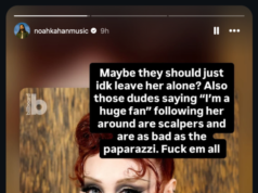 Noah Kahan defende o direito de Chappell Roan de ser deixado sozinho: ‘Eat F—ing Nails’, ele diz a ‘Scummy’ Professional Autograph ‘Scalpers’