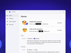 O aplicativo Speechify para Windows usa modelos locais para transcrição e ditado