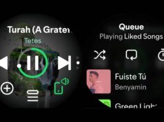 A revisão do Wear OS do Spotify traz visuais mais limpos e controles mais rápidos para o seu pulso